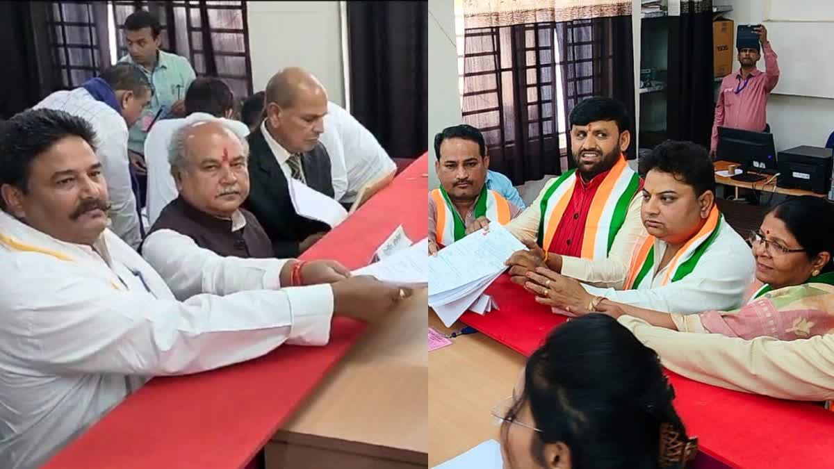 Narendra Singh Tomar filed nomination