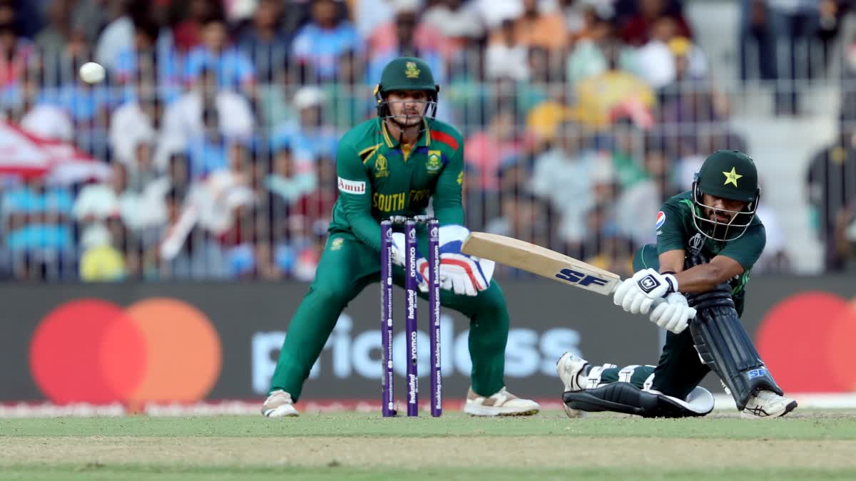 Pakistan vs South Africa Score Updates  Pakistan vs South Africa  Cricket World Cup 2023  Babar Azam  Saud Shakeel  സൗദ് ഷക്കീൽ  ഏകദിന ലോകകപ്പ് 2023  പാകിസ്ഥാന്‍ vs ദക്ഷിണാഫ്രിക്ക  ബാബര്‍ അസം