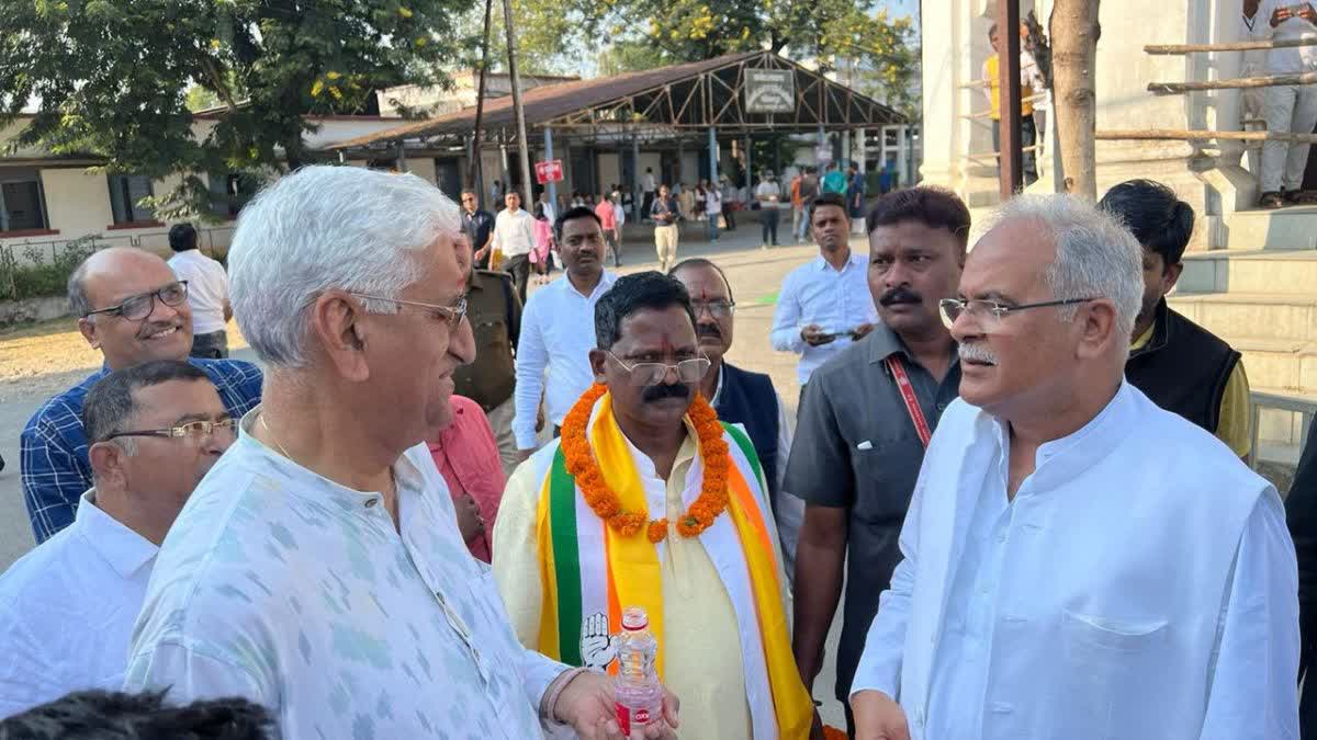 Bhupesh Baghel And TS Singhdeo In Surguja