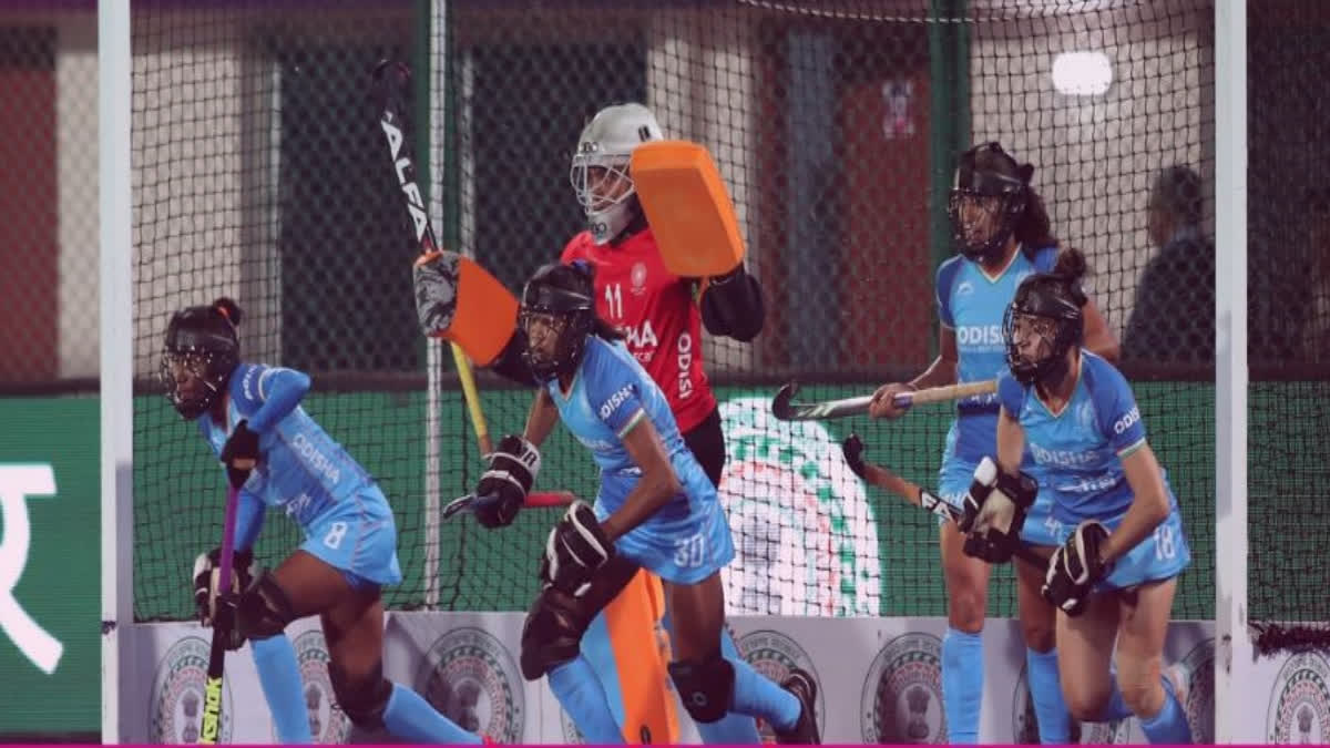 Indian women's hockey team kicked off their campaign in the Women's Asian Champions Trophy with a bang beating Thailand with a huge margin of 7-0.