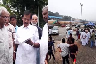 Protesting against railways move to block the road  Railway  നാഗമ്പടം ഗുഡ് ഷെഡ് റോഡ് അടക്കാൻ റെയിൽവേ നീക്കം  Railways move to close Nagampadam Good Shed Road  Railways move to close Road  Nagampadam Good Shed Road  നാഗമ്പടം ഗുഡ് ഷെഡ് റോഡ്  റെയിൽവേ  തോമസ് ചാഴിക്കാടൻ എം പി  Thomas Chazhikadan