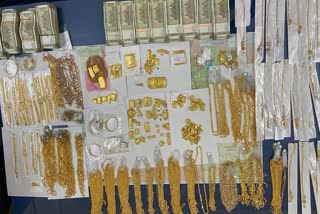 gold and cash seized in Kota