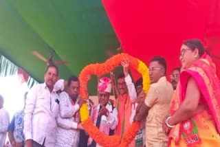 Babulal Marandi Sankalp Yatra in Seraikela