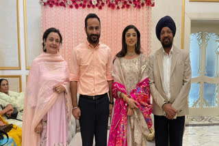 After Punjab Chief Minister Bhagwant Mann and Education Minister Harjot Singh Bains, now sports minister Gurmeet Singh Hayer is all set to tie the nuptial knot with Dr. Gurveen Kaur, a resident of Meerut.