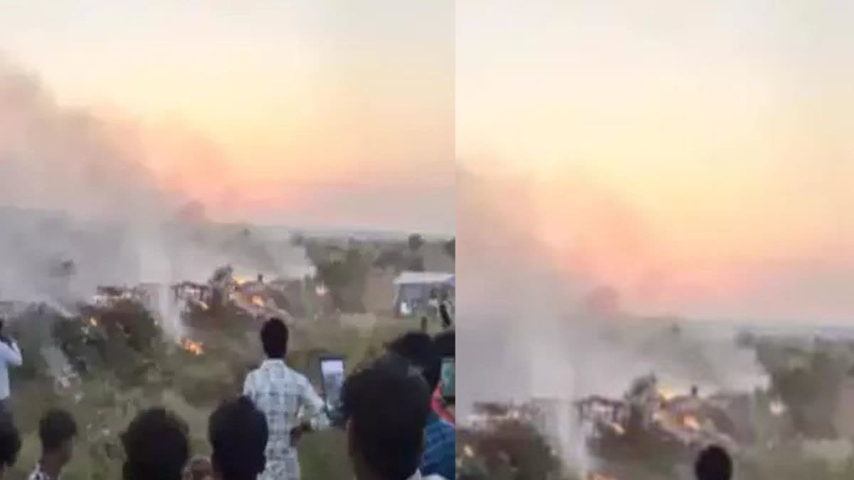 GUNA FIRE BREAKS OUT IN FIRECRACKER