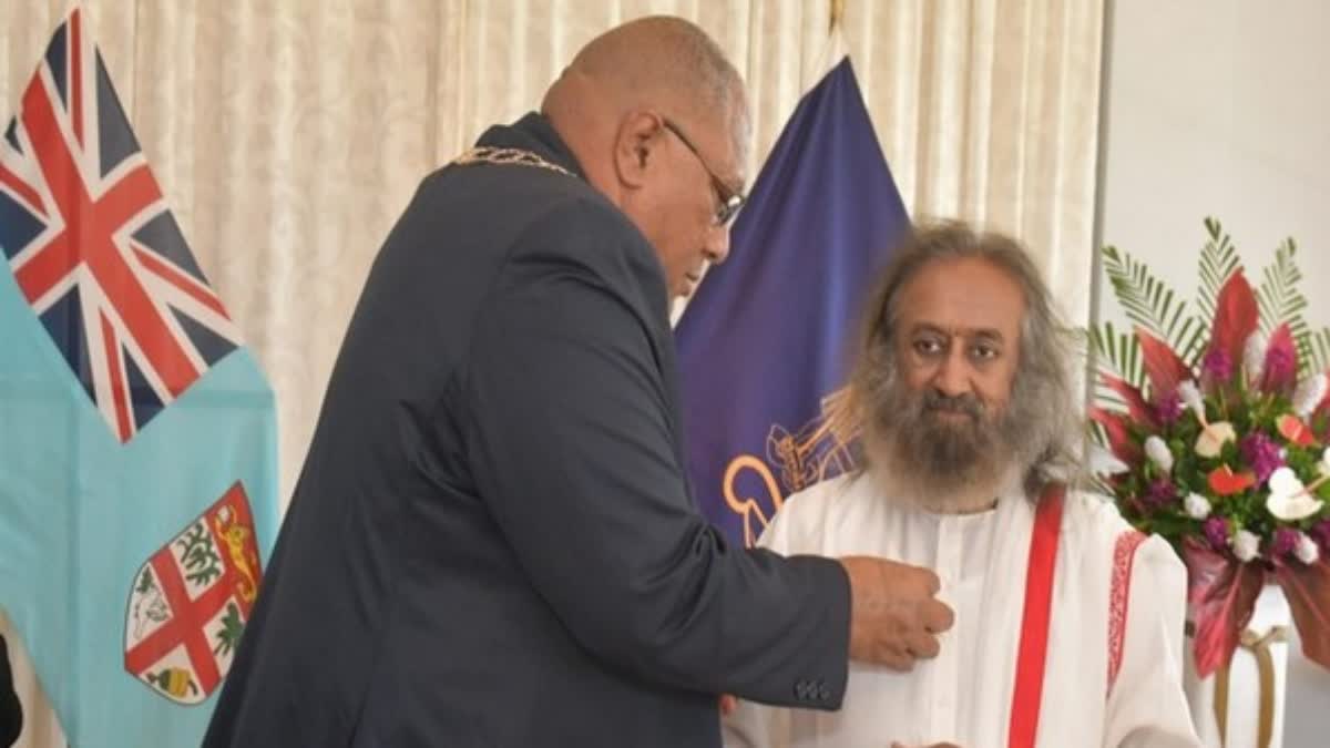 highest Civilian Award  Republic of Fiji  Honourary Officer Of The Order  The Art of Living