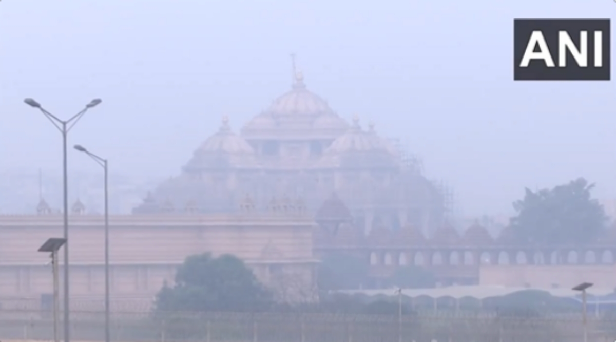 PEOPLE SAY FEELS SUFFOCATING  ANAND VIHAR  AIR QUALITY INDEX  WEATHER FORECASTING AND RESEARCH