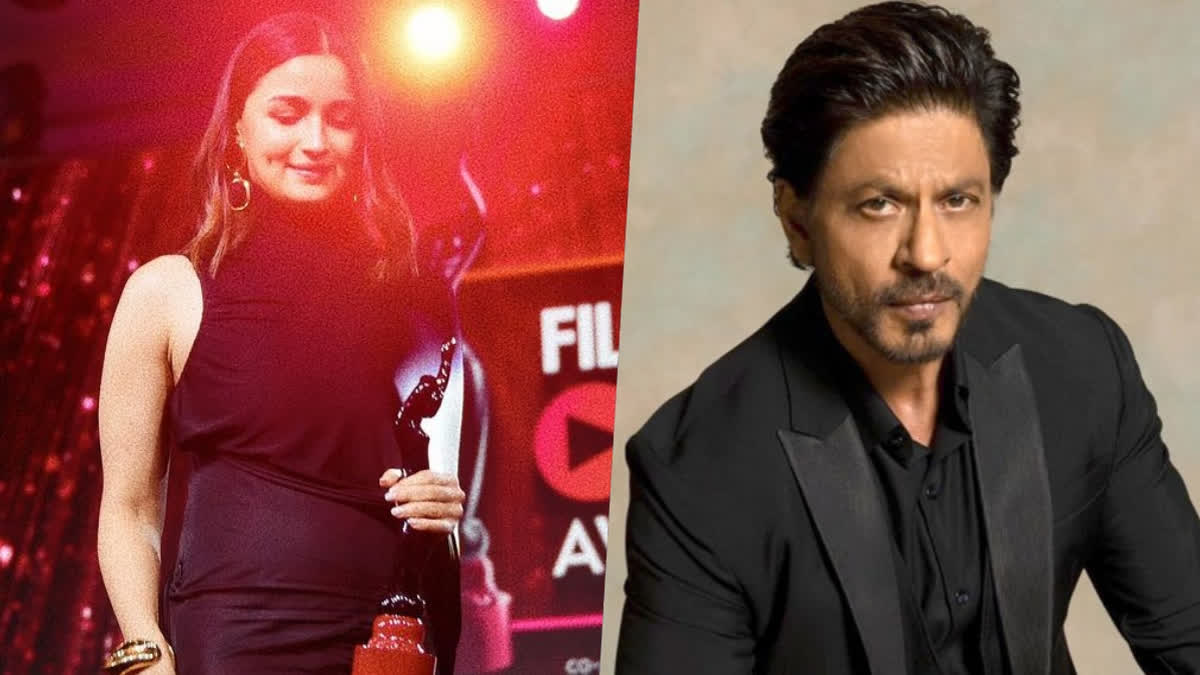 Filmfare OTT Awards 2023: Alia Bhatt thanks Darlings co-producer Shah Rukh Khan for 'giving opportunity to produce a film' as she wins best actor - watch