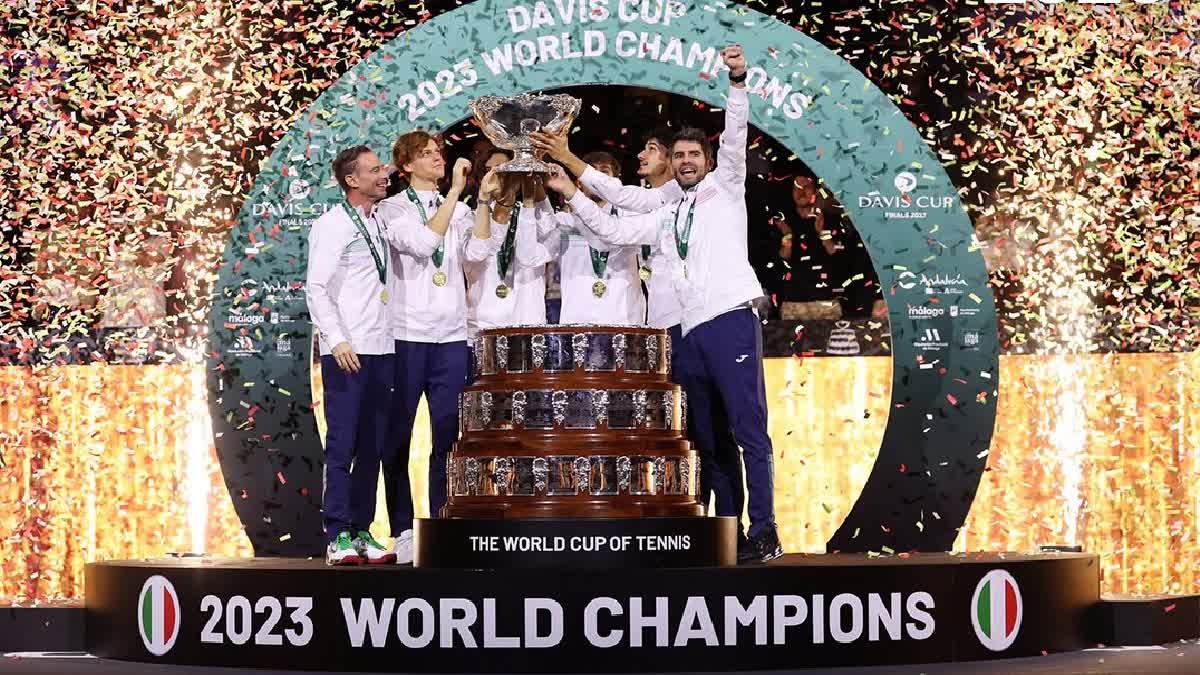 Italy beat Australia and win Davis cup 2023