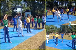 Taekwondo belt test