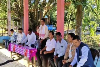 Dhemaji district Nath Yogi Student Union Public Meeting held in BHAIRABPUR