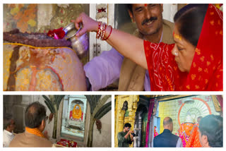 leaders are praying in temples