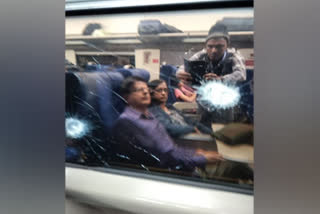 Stone pelting on the Vande Bharat Express in Odisha