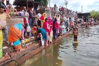 holy bath in Chandrabhaga River in Jhalawar