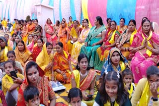 Etv Bharatबगहा में कलवार जायसवाल समाज ने सहस्त्र अर्जुन पूजा का किया आयोजन