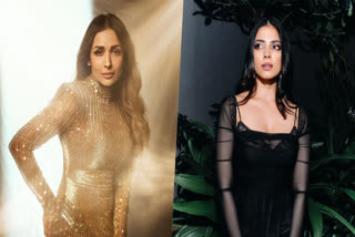 Malaika Arora and Malavika Mohanan latest pictures  Malaika Arora latest pictures  Malaika Arora  Malaika Arora in golden dress  Malavika Mohanan  Malavika Mohanan in black  Malavika Mohanan inn black outfit  actresses gallery  മലൈക അറോറ  മാളവിക മോഹന്‍  Malavika Mohanan latest pictures