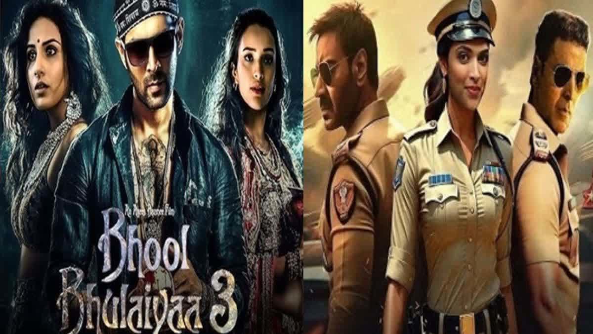 bhool bhulaiyaa 3 vs singham again collection