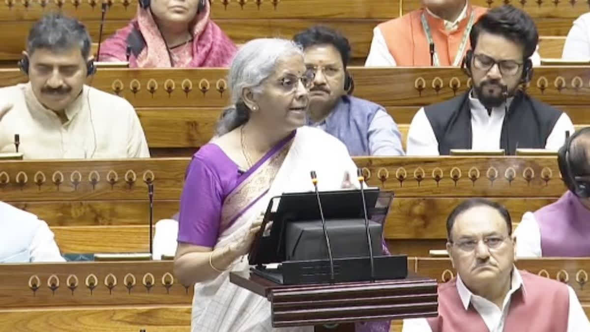 Union Finance Minister Nirmala Sitharaman move the Banking Laws Bill in the Lok Sabha