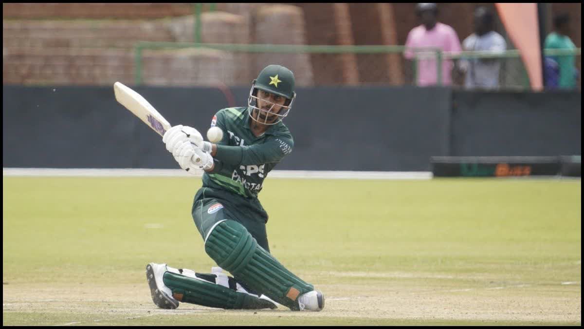 SAIM AYUB MAIDEN ODI TON