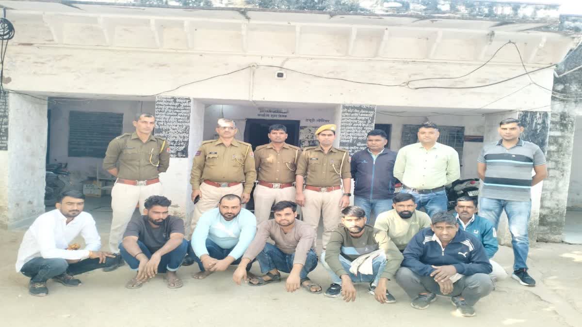 DHOLPUR POLICE RAIDED 238 PLACES,  ARRESTED 181 ACCUSED