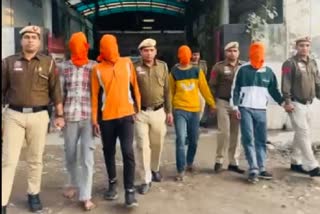 हर्ष विहार इलाके में हत्या के 5 आरोपी को पुलिस ने पकड़ा