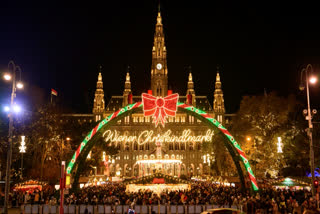 With less than a month left for Christmas, lights illuminated various part of the world, including Regent Street in London, UNESCO World Heritage Site landscape of Kew Gardens, Vienna's most popular Christmas markets among others.