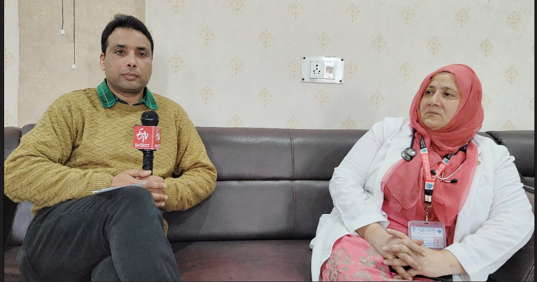 Dr Syed Masooma Rizvi, Professor and Head Department of Obstetrics and Gynecology at GMC, Srinagar during conversation with ETV Bharat about causes and treatment of gestational diabetes