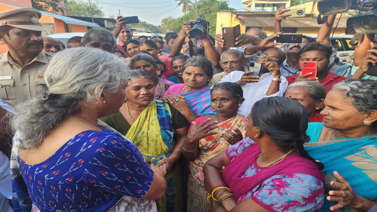 Finance Minister Nirmala Sitharaman inspection thoothukudi