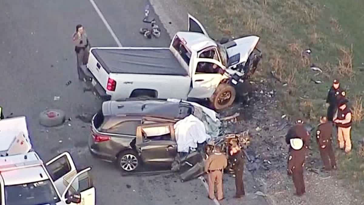 Road Accident in USA Texas