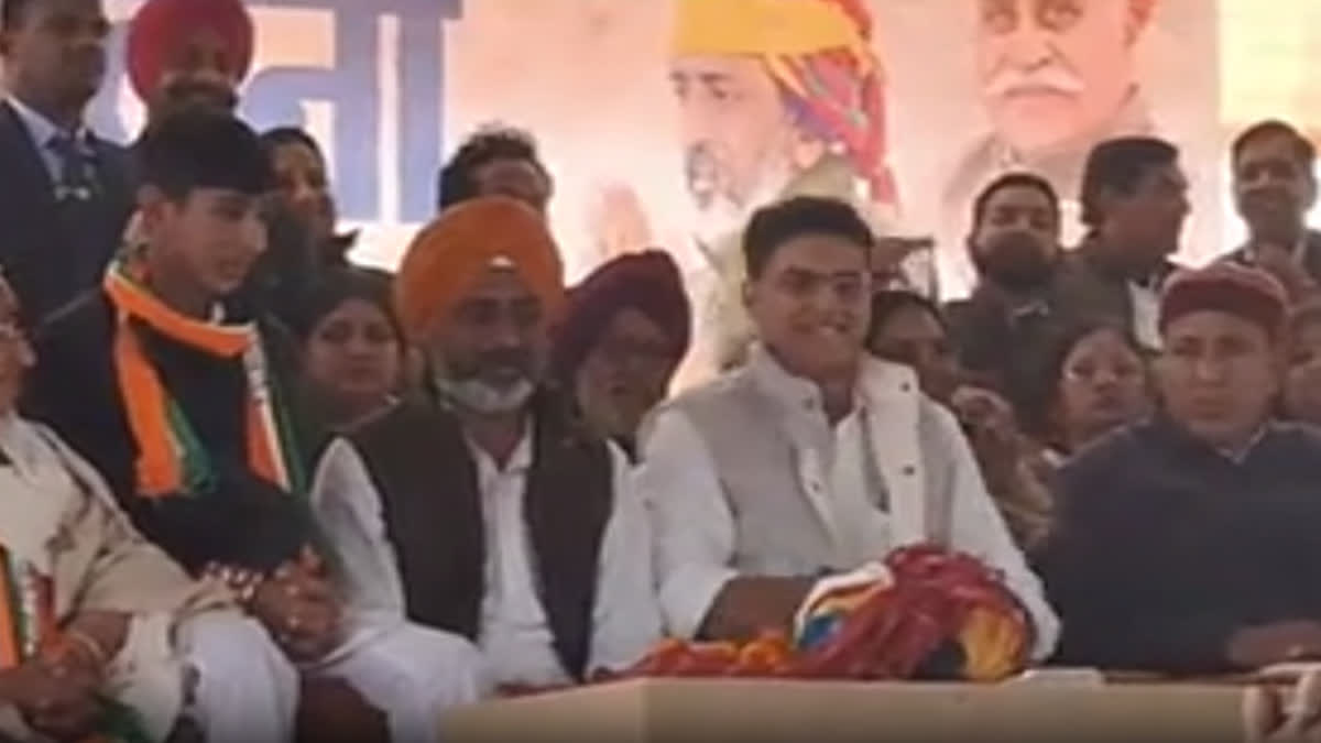 Sachin Pilot in Karanpur