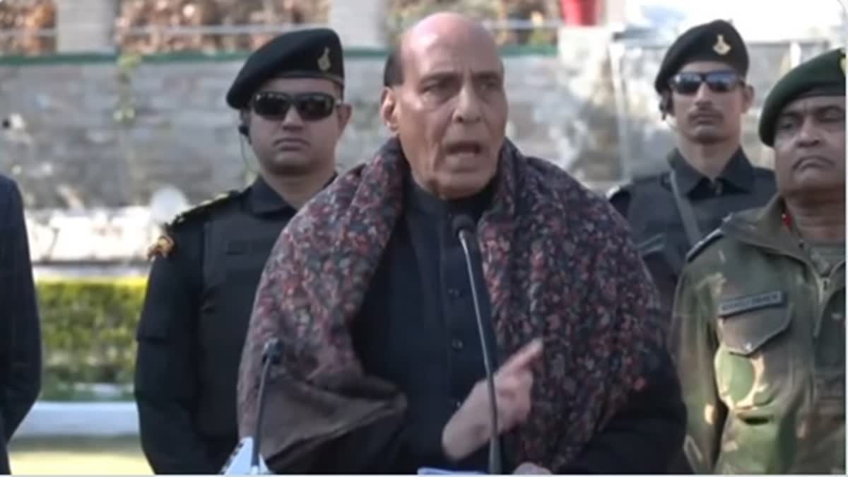 Lapses which hurt countrymen should not be repeated: Rajnath Singh to troops in J&K after Poonch civilian killings