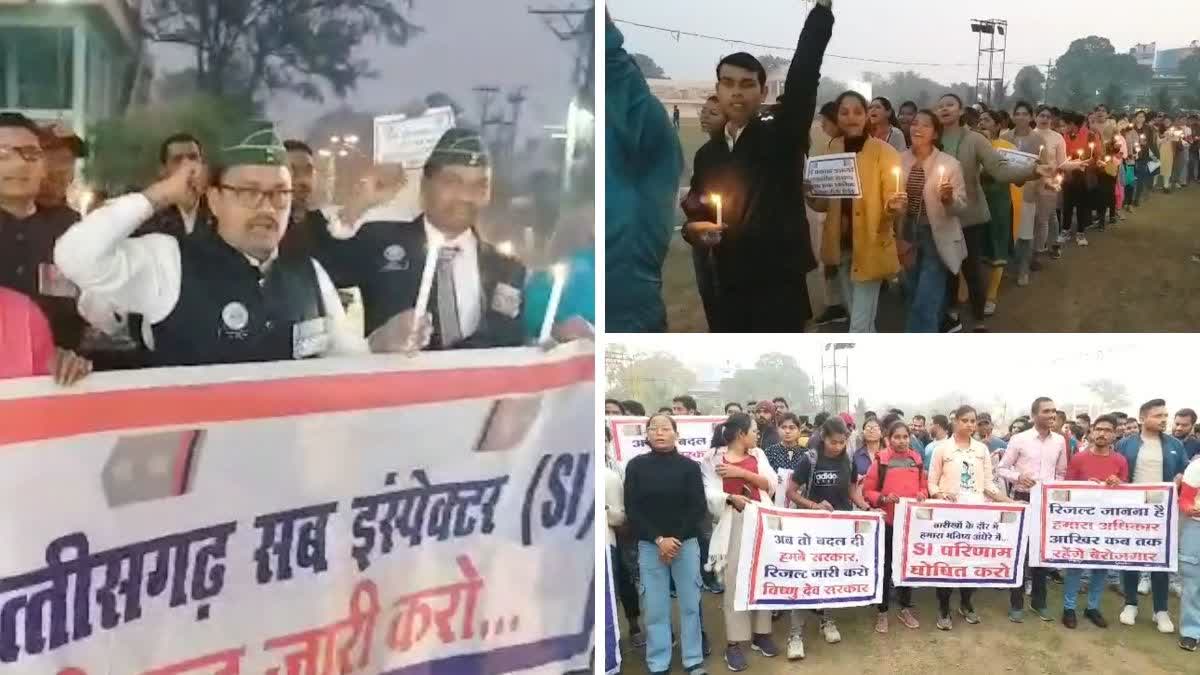 Raipur Candle march