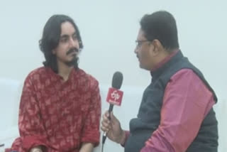 Watch: ETV Bharat exclusive interview with viral Gotilo singer Aditya Gadhvi
