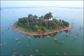 Backwater Around The Temple With Madhyamaneru Reservoir