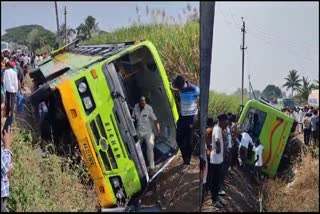 ksrtc-bus-overturns-near-nippani