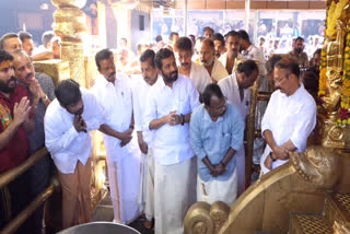 Mandala Pooja  thanka anki  sabarimala  മണ്ഡലപൂജ  തങ്ക അങ്കി  ശബരിമല  എം ജി രാജമാണിക്യം  മന്ത്രി കെ രാധാകൃഷ്‌ണന്‍