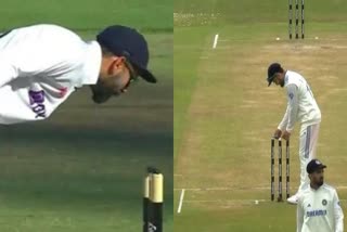 Virat Kohli Stumps Swap