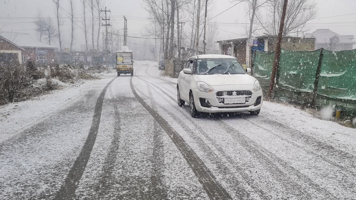 Snowfall In Kashmir Ends Prolonged Dry Spell, Brings Relief From Subzero Temperatures