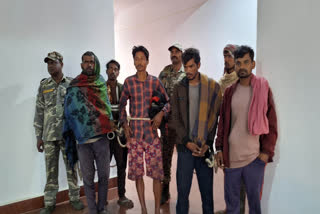 Pakur police arrested many coal thieves