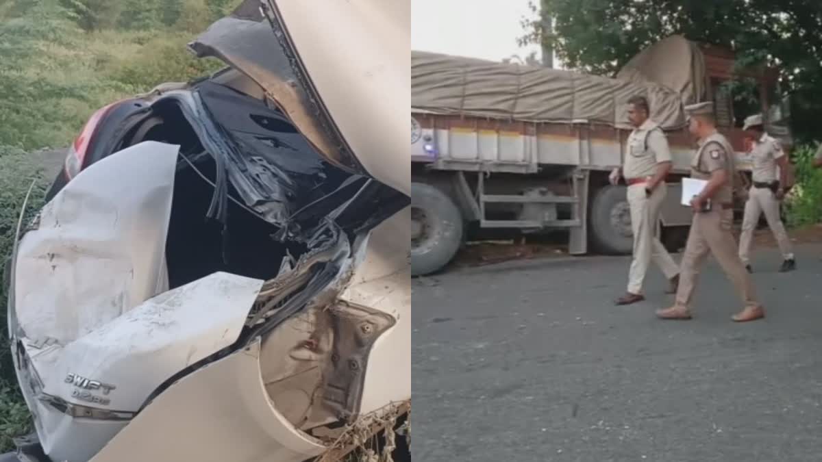 6 died in a car collided with a lorry accident in Tenkasi