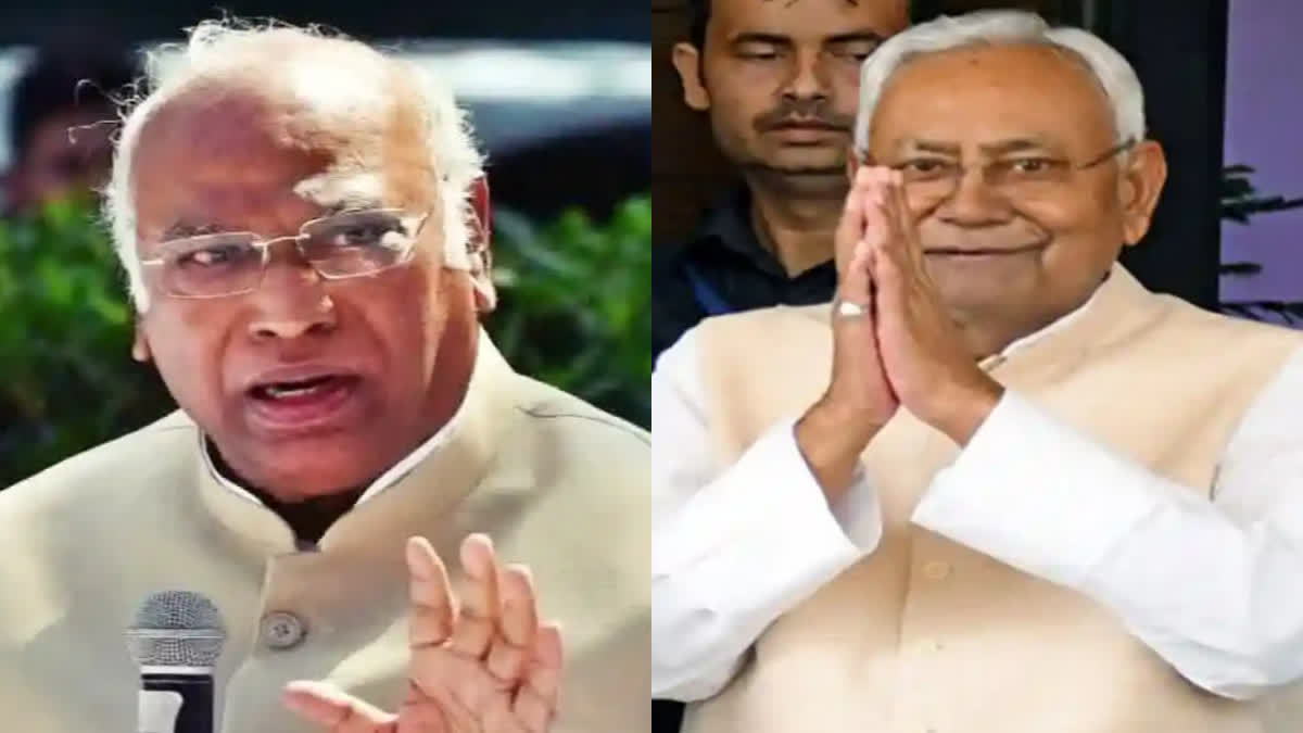 Nitish Kumar resigns bihar  Mallikarjun Kharge  നിതീഷ് കുമാർ രാജി ബിഹാർ  മല്ലികാർജുൻ ഖാർഗെ