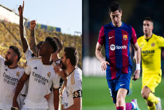 La Liga Results  Real Madrid vs Las Palmas  Barcelona vs Villarreal  ലാ ലിഗ ഫുട്‌ബോള്‍