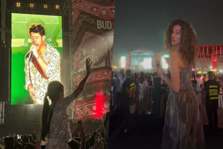 Crowd Goes Berserk as Nick Jonas Sings Maan Meri Jaan in Mumbai; Tappsee Pannu Cheers for 'Jiju'