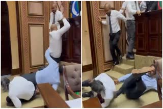 Clash in Maldives Parliament