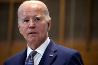 President Joe Biden speaks at St. John Baptist Church in Columbia, S.C., on Sunday, Jan. 28, 2024. (AP Photo/Jacquelyn Martin)