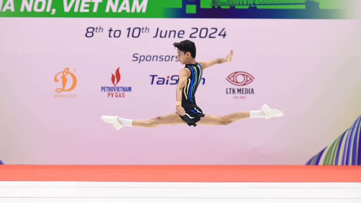 In an interview with ETV Bharat, Rudraksh Khanna, India's rising Gymnast, wants to win gold medal for India in World Gymnastics Championship (WGC).