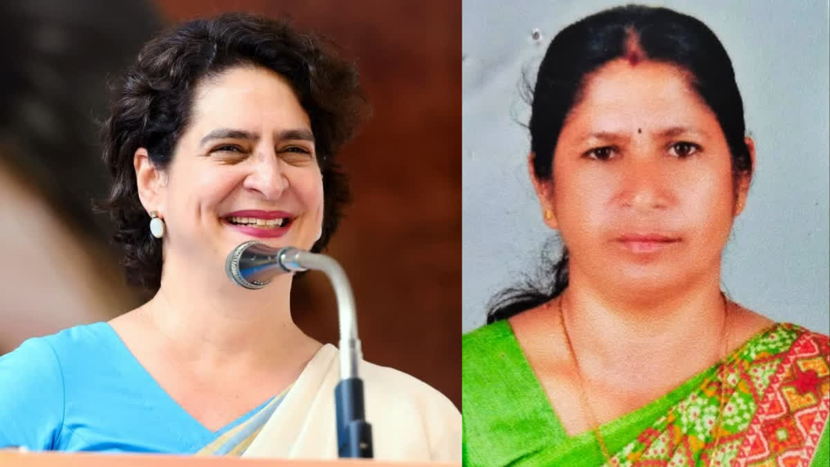 PRIYANKA GANDHI AT WAYANAD  BLACK FLAGS WAVED BY CPIM  പ്രിയങ്കാ ഗാന്ധി വയനാട്ടില്‍  കരിങ്കൊടി പ്രതിഷേധവുമായി സിപിഎം