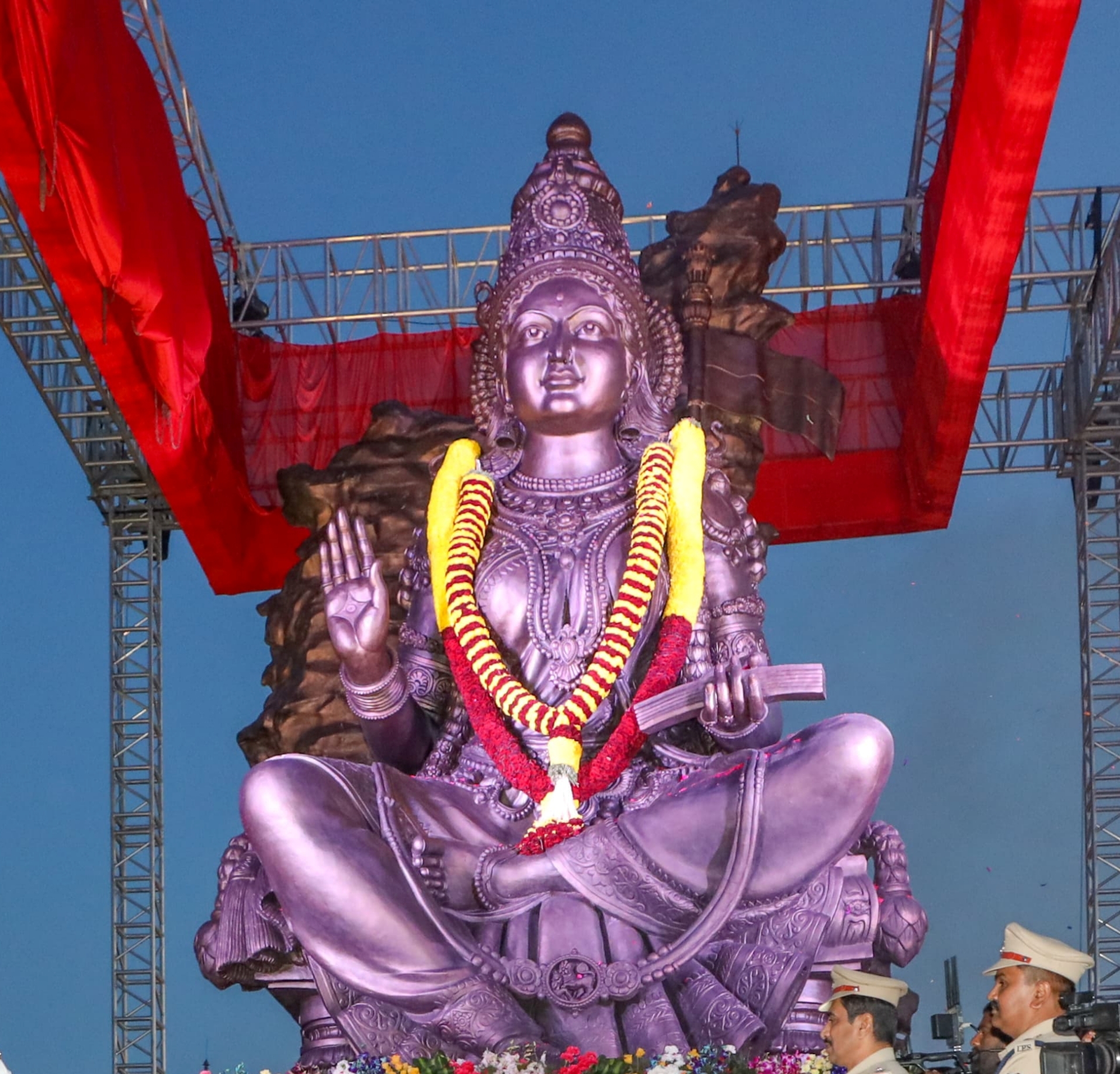 Bronze statue of Bhuvaneshwari