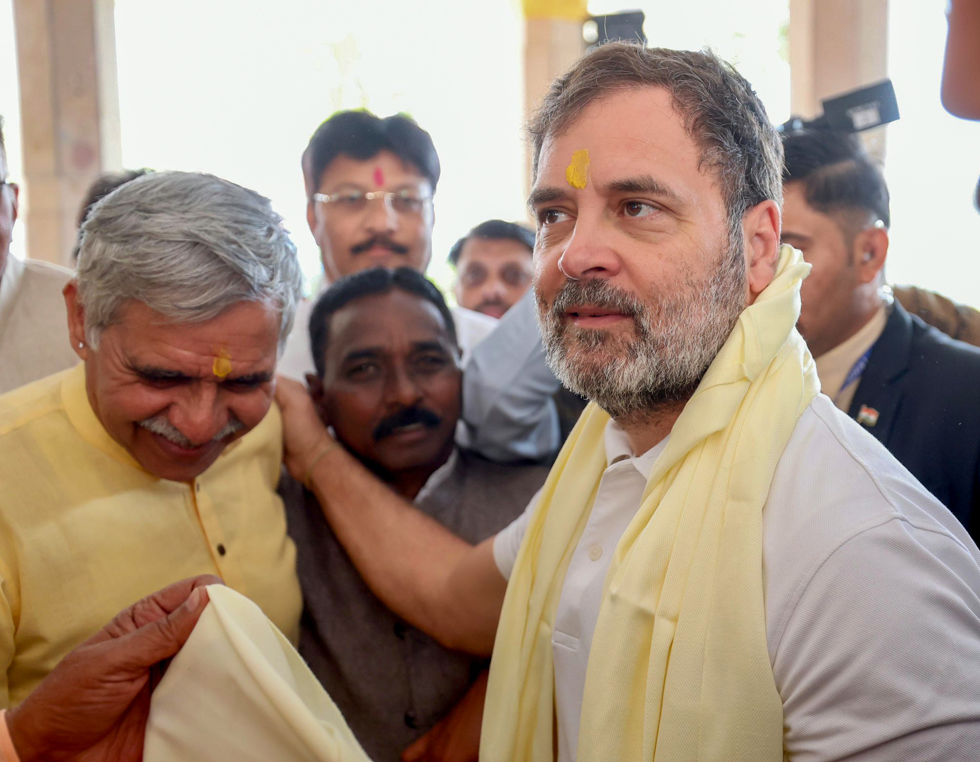 Rahul Gandhi campaigns in support of Congress candidate Sandeep Dikshit