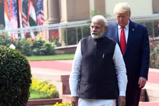 TRUMP TALKS WITH MODI